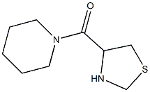 1-(1,3-THIAZOLIDIN-4-YLCARBONYL)PIPERIDINE Struktur