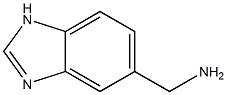 1H-BENZIMIDAZOL-5-YLMETHYLAMINE Struktur