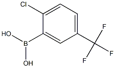 2-CHLORO-5-(TRIFLUOROMETHYL)PHENYLBORONIC ACID ,98% Struktur