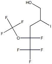 4,5,5,5-TETRAFLUORO-2-IODO-4-(TRIFLUOROMETHOXY)-PENTAN-1-OL 97% Struktur