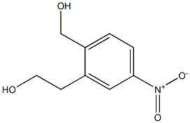 2-(2-(HYDROXYMETHYL)-5-NITROPHENYL)ETHANOL 95% Struktur