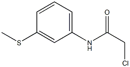 2-CHLORO-N-[3-(METHYLTHIO)PHENYL]ACETAMIDE Struktur