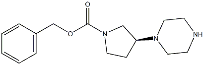 (S)-1-Cbz-3-(piperazin-1-yl)pyrrolidine Struktur