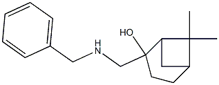 2-(Benzylamino-methyl)-6,6-dimethyl-bicyclo[3.1.1]heptan-2-ol Struktur