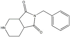 2-Benzyl-hexahydro-pyrrolo[3,4-c]pyridine-1,3-dione Struktur