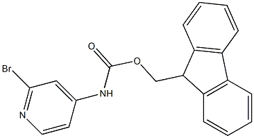 (9H-FLUOREN-9-YL)METHYL 2-BROMOPYRIDIN-4-YLCARBAMATE Struktur