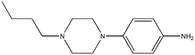 1-BUTYL-4-(4-AMINOPHENYL ) PIPERAZINE Struktur