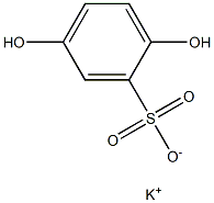 2,5-Dihydroxybenzenesulfonic Acid Potassium Struktur