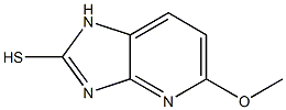 2-Mercapto-5-methoxy-imidazo[4,5-b]pyridine Struktur