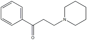 W-PEPERIDINOPROPIOPHENONE Struktur