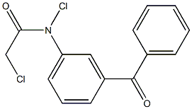 5-CHLORO-2-CHLOROACETYLAMINOBENZOPHENONE Struktur