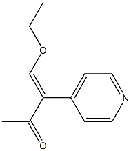 4-ETHOXY-3-(4-PYRIDINYL)-3-BUTEN-2-ONE Struktur