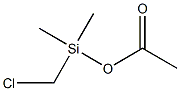 CHLOROMETHYL(DIMETHYL)ACETOXYSILANE Struktur