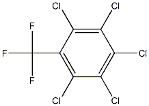 PENTACHLOROTRIFLUOROMETHYLBENZENE Struktur