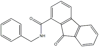 N1-benzyl-9-oxo-9H-fluorene-1-carboxamide Struktur