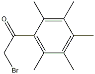 2-bromo-1-(2,3,4,5,6-pentamethylphenyl)ethan-1-one Struktur