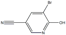 5-bromo-6-hydroxynicotinonitrile Struktur