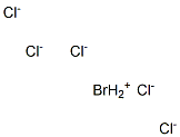 Bromium pentachloride Struktur