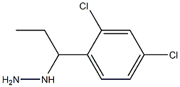 (1-(2,4-dichlorophenyl)propyl)hydrazine Struktur