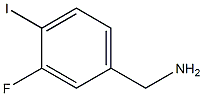 (3-fluoro-4-iodophenyl)methanamine Struktur