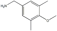 (4-methoxy-3,5-dimethylphenyl)methanamine Struktur