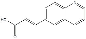 (E)-3-(quinolin-6-yl)acrylic acid Struktur