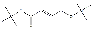 (E)-tert-butyl 4-(trimethylsilyloxy)but-2-enoate Struktur