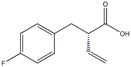 (S)-2-(4-fluorobenzyl)but-3-enoic acid Struktur