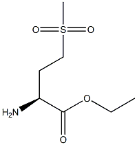 (S)-ethyl 2-amino-4-(methylsulfonyl)butanoate Struktur