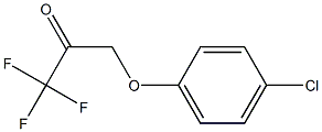 3-(4-chlorophenoxy)-1,1,1-trifluoropropan-2-one Struktur