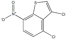 3,4-dichloro-7-nitrobenzo[b]thiophene Struktur