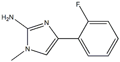 4-(2-fluorophenyl)-1-methyl-1H-imidazol-2-amine Struktur