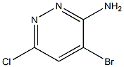 4-bromo-6-chloropyridazin-3-amine Struktur