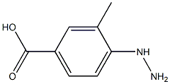 4-hydrazinyl-3-methylbenzoic acid Struktur