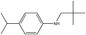 4-isopropyl-N-neopentylbenzenamine Struktur