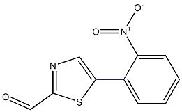 5-(2-nitrophenyl)thiazole-2-carbaldehyde Struktur