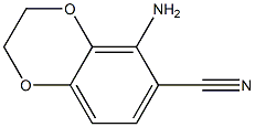 5-amino-2,3-dihydrobenzo[b][1,4]dioxine-6-carbonitrile Struktur