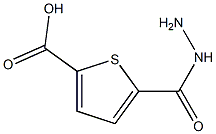 5-carboxythiophene-2-carbohydrazide Struktur