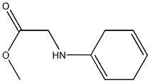 D-(-)-2,5-dihydrophenylglycine methyl ester Struktur