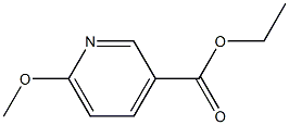 ethyl 6-methoxypyridine-3-carboxylate Struktur