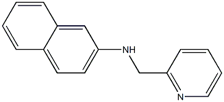 N-((pyridin-2-yl)methyl)naphthalen-2-amine Struktur