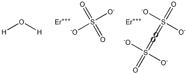 Erbium Sulphate Hydrate Struktur