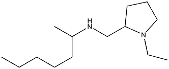 [(1-ethylpyrrolidin-2-yl)methyl](heptan-2-yl)amine Struktur