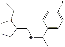 [(1-ethylpyrrolidin-2-yl)methyl][1-(4-fluorophenyl)ethyl]amine Struktur