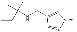 [(1-methyl-1H-pyrazol-4-yl)methyl](2-methylbutan-2-yl)amine Struktur