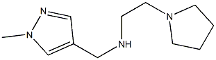 [(1-methyl-1H-pyrazol-4-yl)methyl][2-(pyrrolidin-1-yl)ethyl]amine Struktur