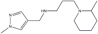 [(1-methyl-1H-pyrazol-4-yl)methyl][3-(2-methylpiperidin-1-yl)propyl]amine Struktur