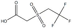 [(2,2,2-trifluoroethyl)sulfonyl]acetic acid Struktur