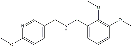 [(2,3-dimethoxyphenyl)methyl][(6-methoxypyridin-3-yl)methyl]amine Struktur