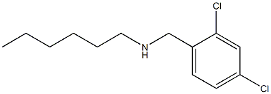 [(2,4-dichlorophenyl)methyl](hexyl)amine Struktur